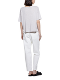 SISLEY Oversized Wide Neck T-Shirt