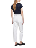 SISLEY Scoop Neck T-Shirt, Navy