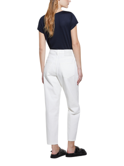 SISLEY Scoop Neck T-Shirt, Navy - view 2, Navy