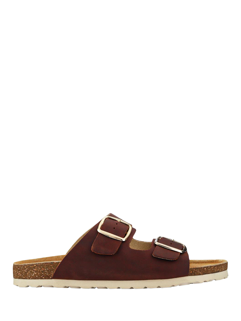 Product image 1 of 5, which shows Jones Bootmaker Gabryela Leather Sandals, Brown, 3
