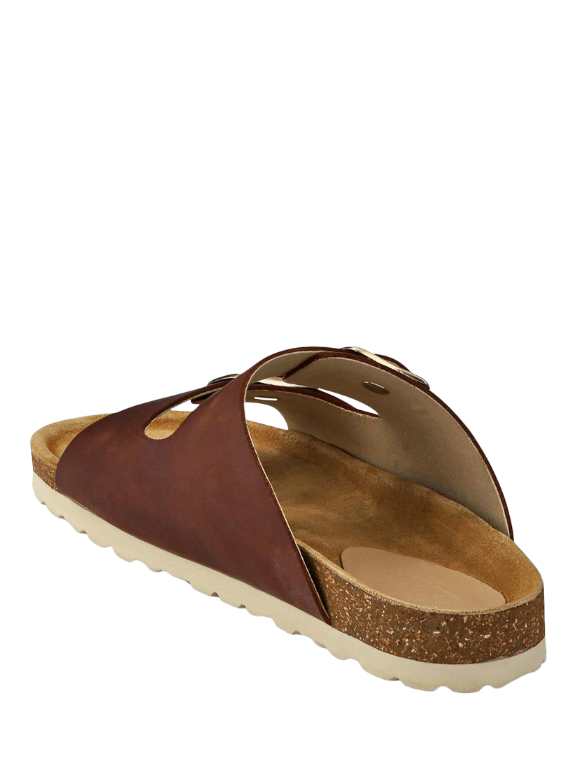 Product image 3 of 5, which shows Jones Bootmaker Gabryela Leather Sandals, Brown, 3