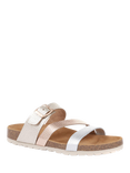 Jones Bootmaker Tabatha Metallic Leather Sandals