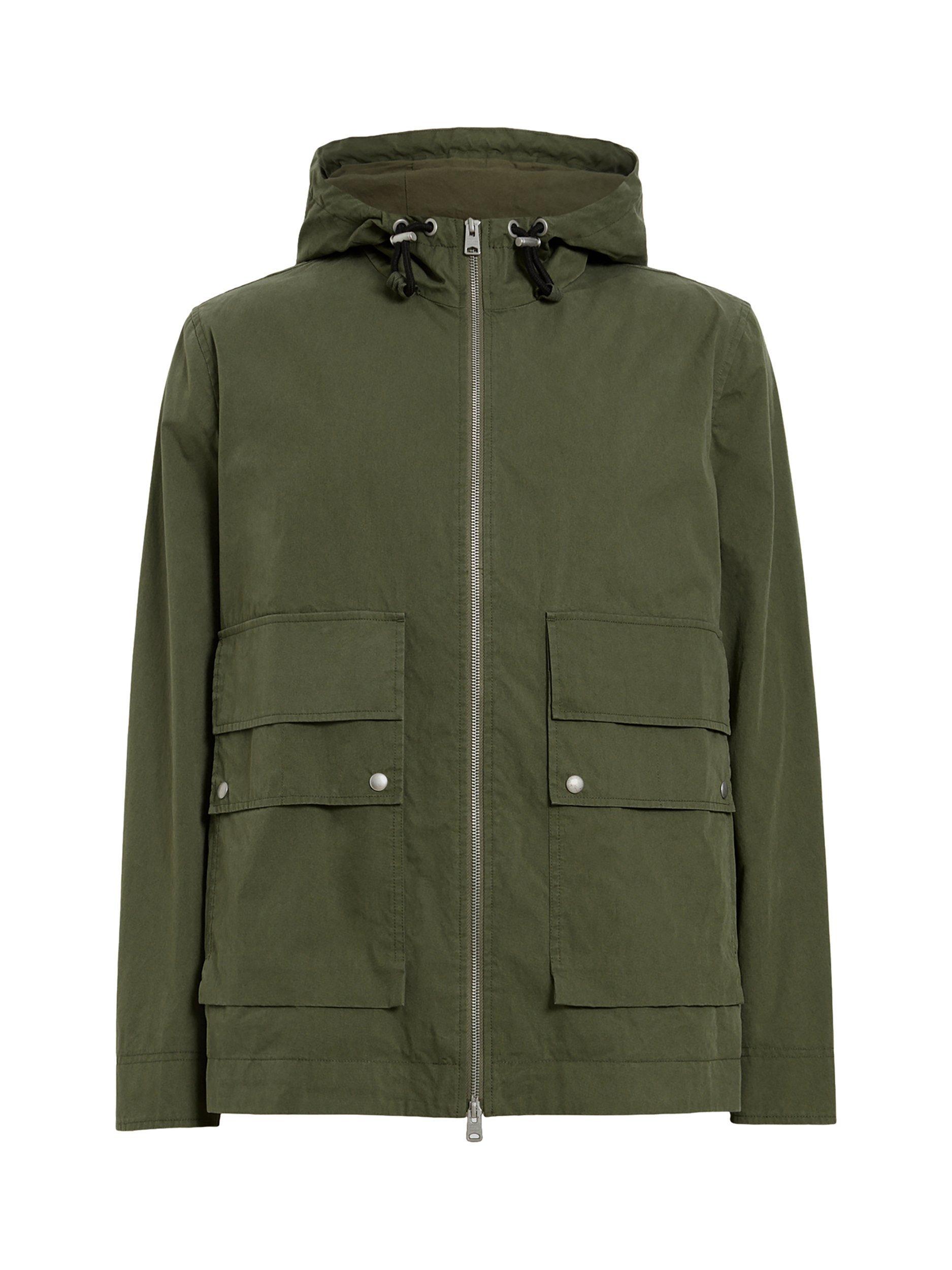 Product image 4 of 8, which shows AllSaints Otis Cotton Blend Jacket, Green Khaki, L