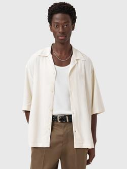 AllSaints Rialto Button Down Shirt, White