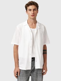 AllSaints Robson Cotton Shirt, White