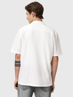 AllSaints Robson Cotton Shirt - view 2, White