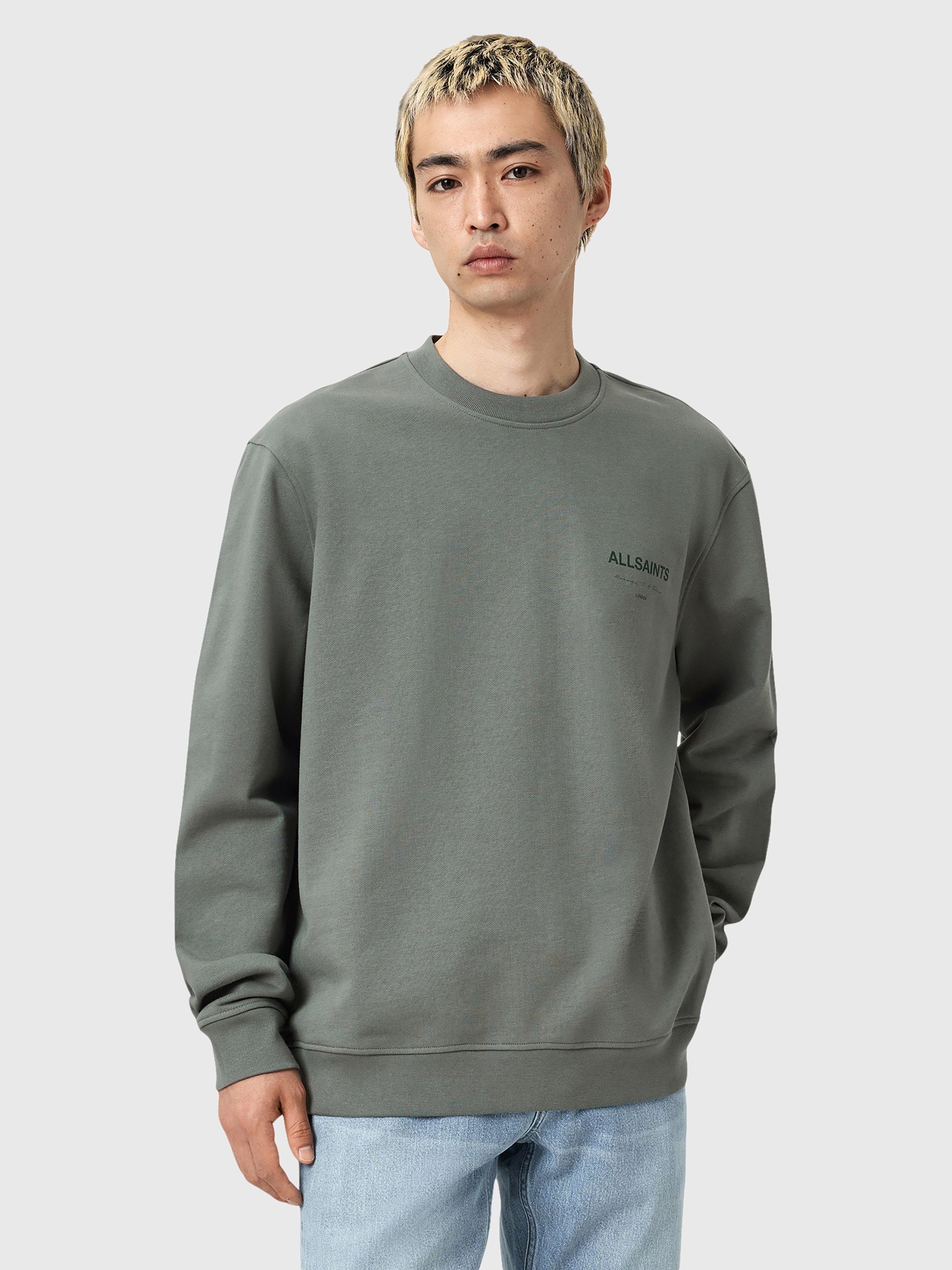 AllSaints Future Crew Sweatshirt, Green Mid