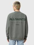 AllSaints Future Crew Sweatshirt, Green Mid