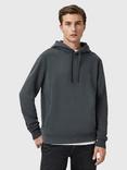 AllSaints Raven Cotton Hoodie, Sunil Blue