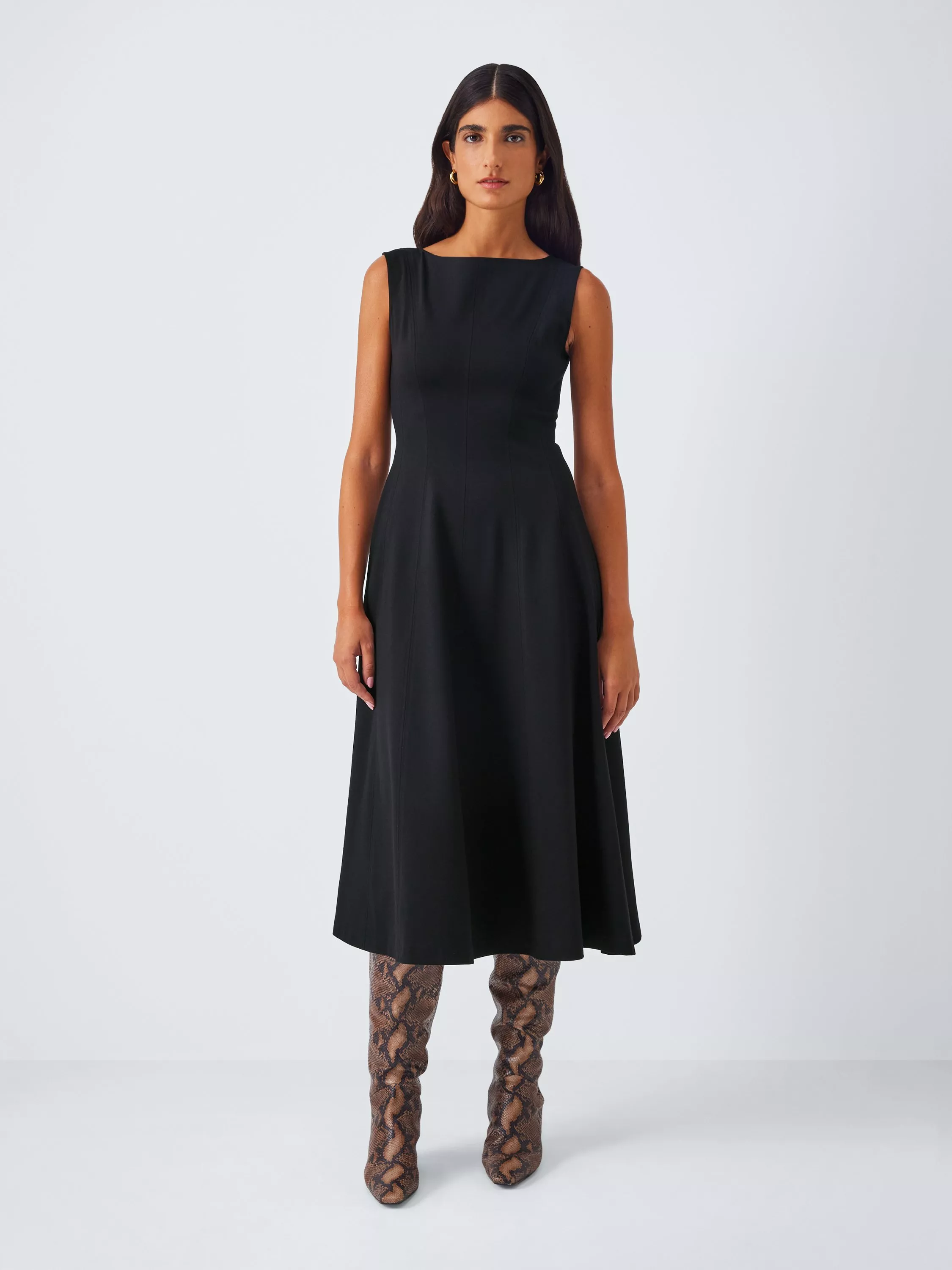 black slim fit dress slit Black Slim Fit Sheath Mini Dress – Olivia Dress main image 1