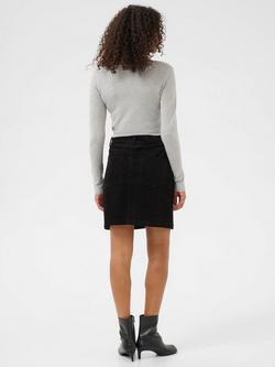 KAFFE KAkerstin Cotton Mini Skirt - view 2, Black