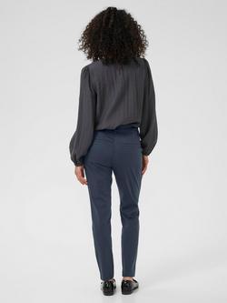 KAFFE Lea Straight Chinos, Black Oyster - view 2, Black Oyster