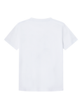 Hackett London Kids' Cotton Short Sleeved Car Print T-Shirt, Optic White