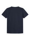 Hackett London Kids' Cotton Short Sleeved T-Shirt, Midnight Blue