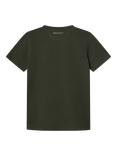 Hackett London Kids' Cotton Short Sleeved Velospeed T-Shirt, Hunter Green