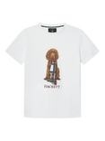 Hackett London Kids' Cotton Short Sleeved T-Shirt, Off White