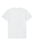 Hackett London Kids' Cotton Short Sleeved T-Shirt, Off White
