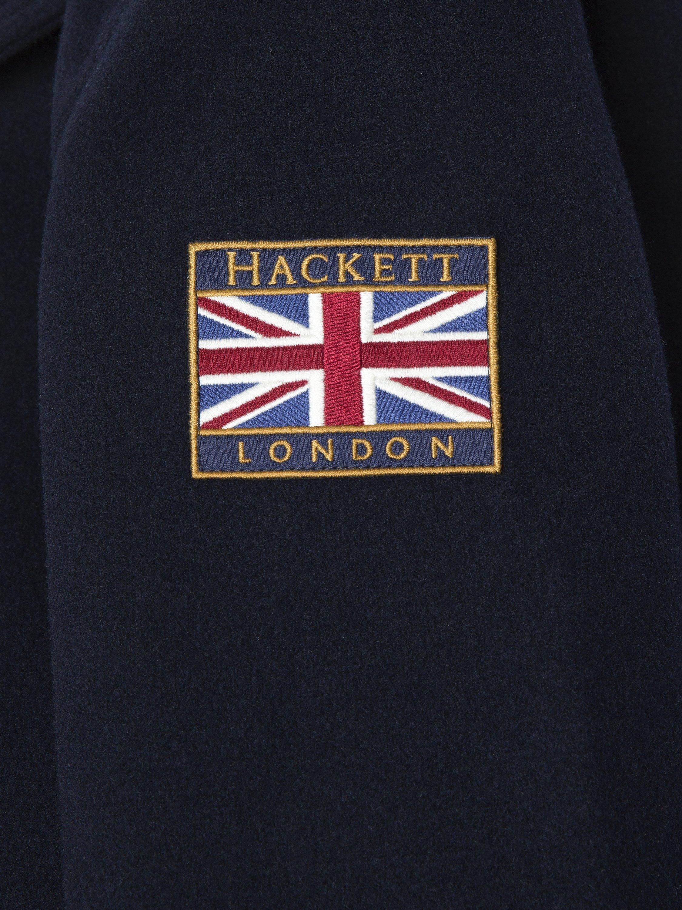 Product image 4 of 4, which shows Hackett London Kids' Wool Blend Double Breasted Pea Coat, Midnight Blue, 15 years