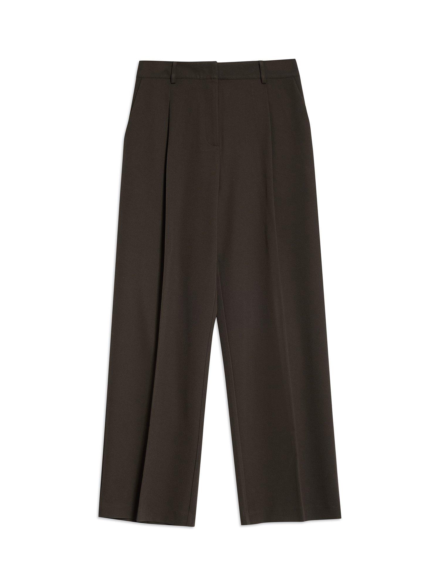 Product image 5 of 6, which shows Albaray Straight Leg Tailored Trousers, Chocolate, 18