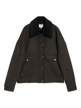 Albaray Wool Blend Bomber Jacket