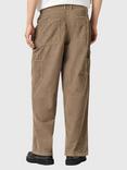 AllSaints Dunstan Corduroy Trousers, Brown Mid