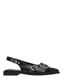 Steve Madden Grezley Pointed Slingback Court Shoes, Black