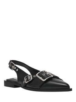 Steve Madden Grezley Pointed Slingback Court Shoes - view 2, Black