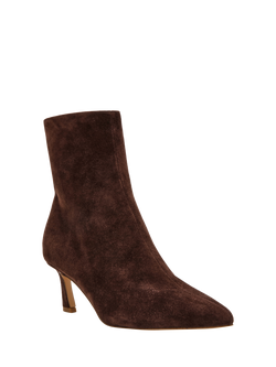 Steve Madden Lulah Suede Ankle Boots - view 2, Coffee