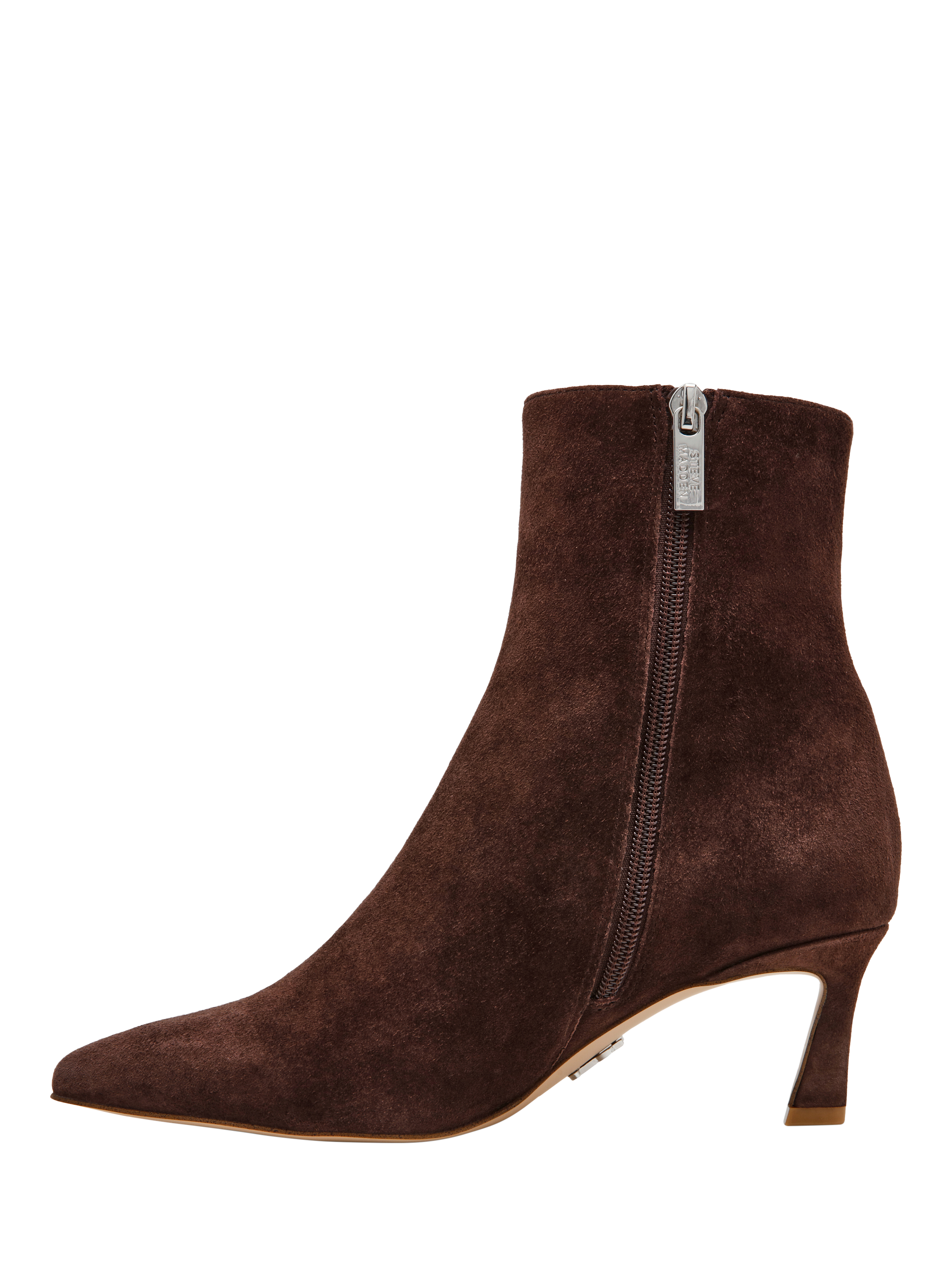 Product image 4 of 7, which shows Steve Madden Lulah Suede Ankle Boots , Coffee, EU39