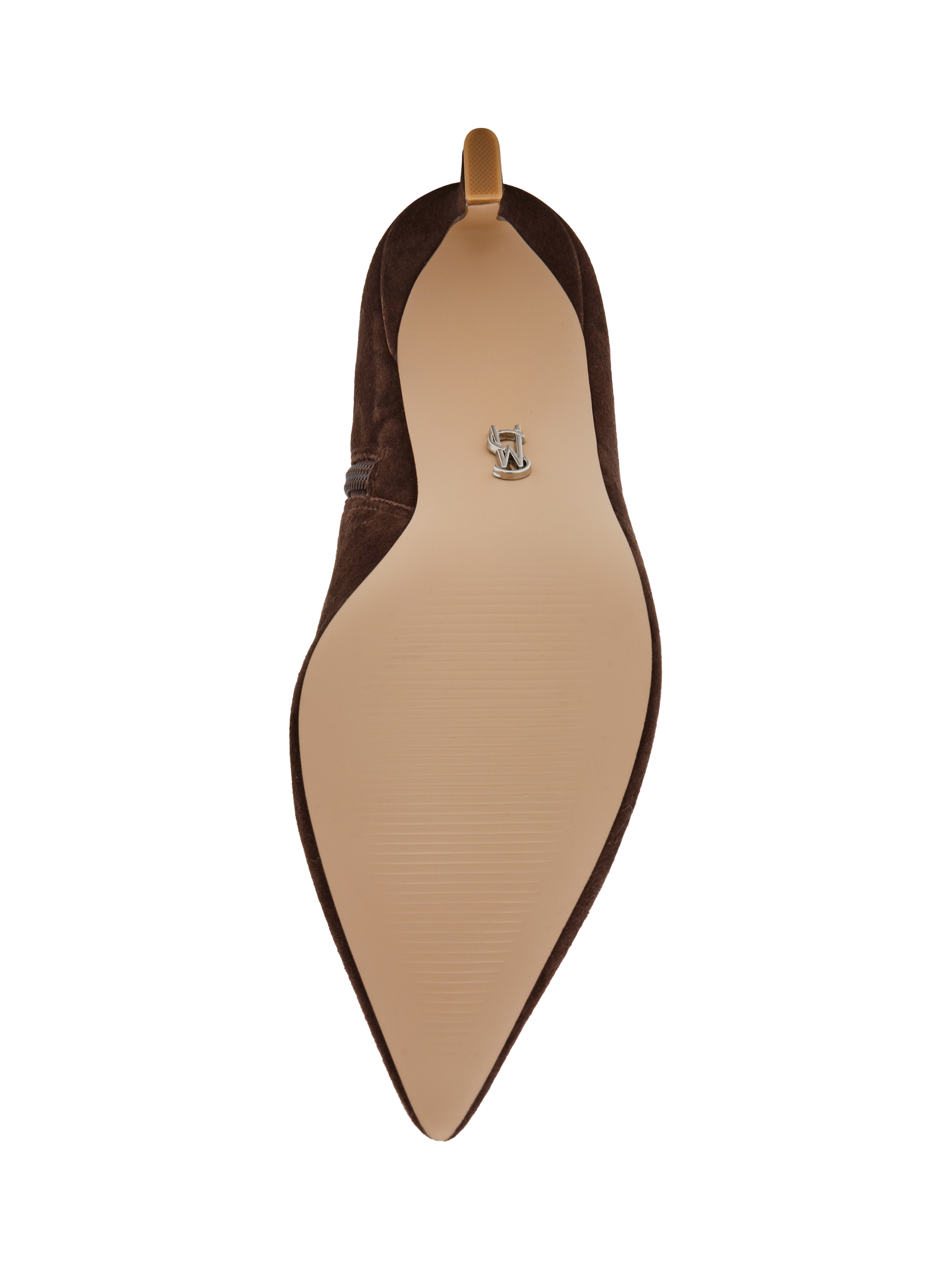 Product image 7 of 7, which shows Steve Madden Lulah Suede Ankle Boots , Coffee, EU39