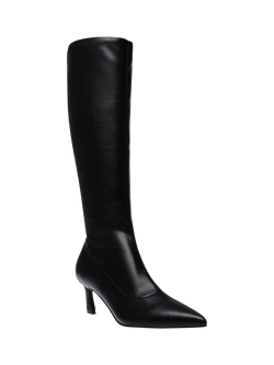 Steve Madden Leisured Knee-High Pointed Toe Stiletto Heels - view 2, Black