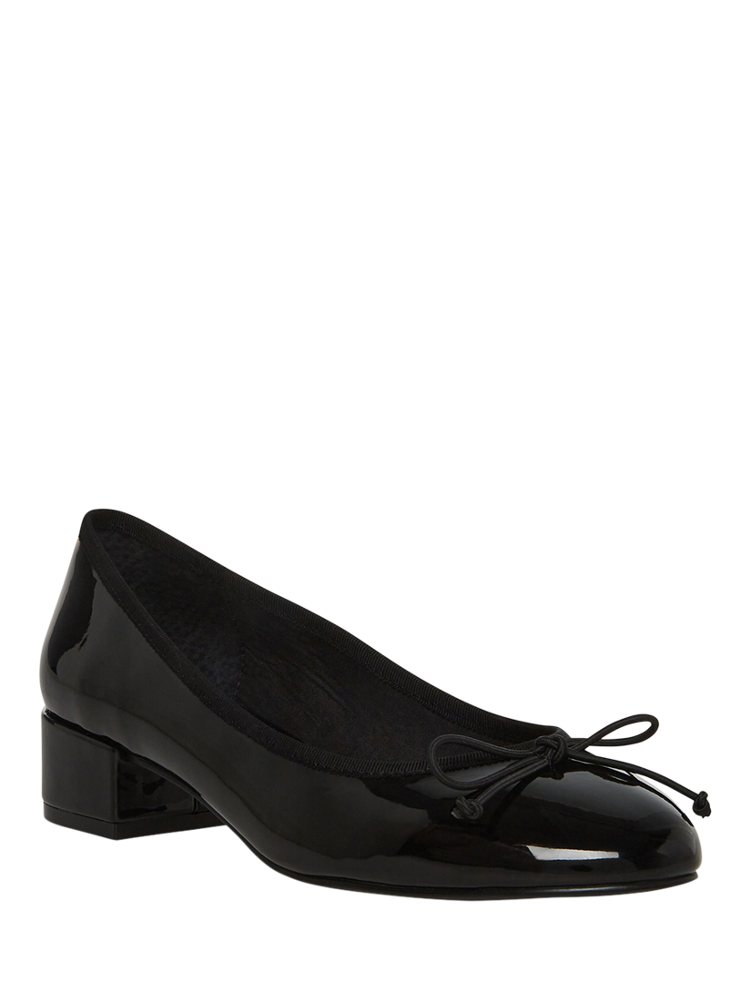 Product image 2 of 5, which shows Steve Madden Cherish Round-Toe Block Heel Ballerina Pumps , Black, EU37
