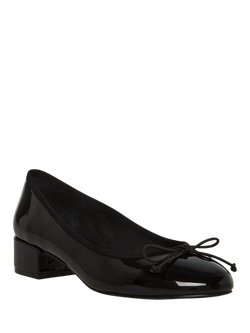 Steve Madden Cherish Round-Toe Block Heel Ballerina Pumps - view 2, Black