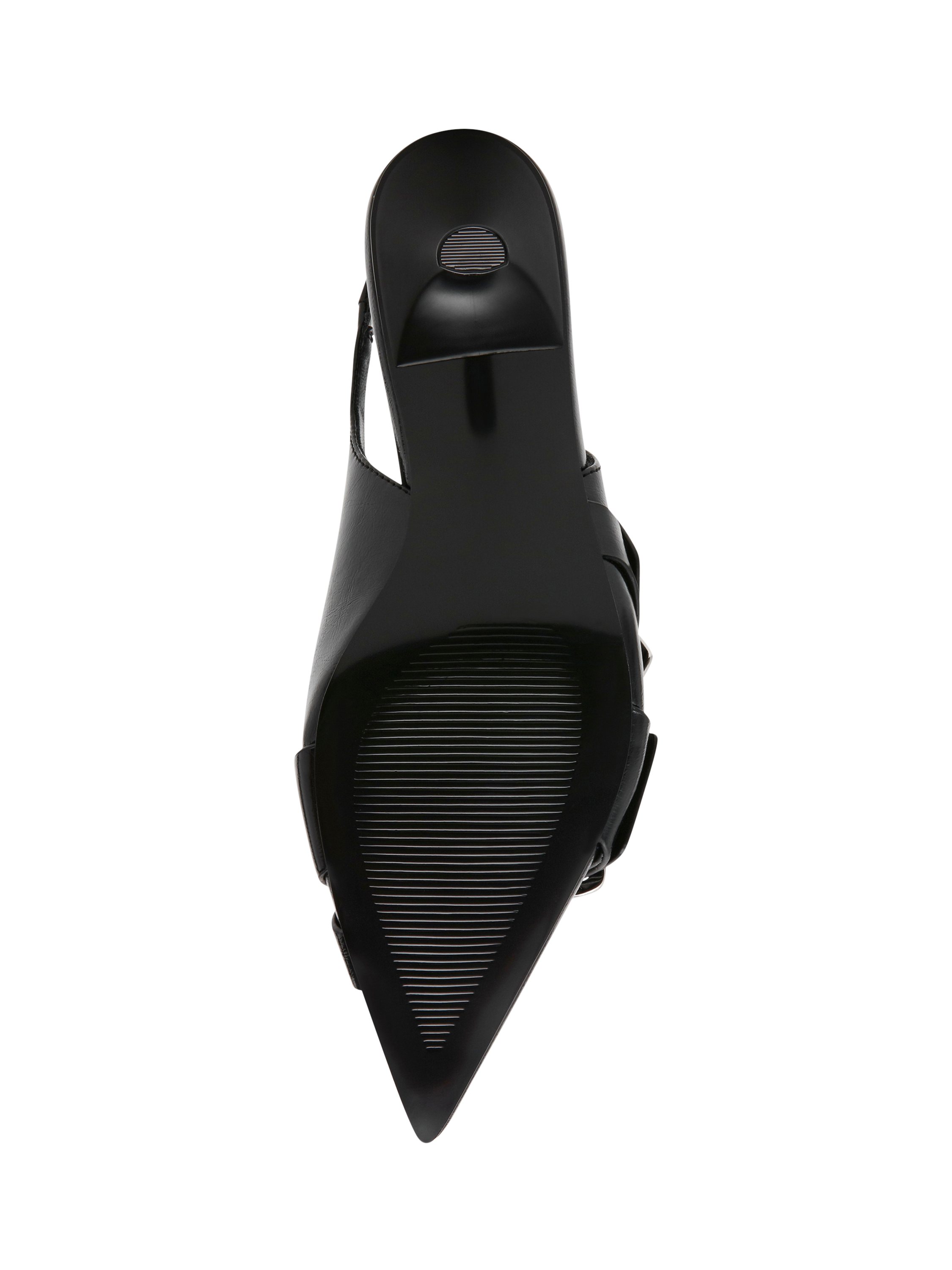 Product image 6 of 7, which shows Steve Madden Lezley Slingback Stiletto Heels, Black, EU37