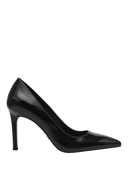 Steve Madden Leather Stiletto Court Shoes, Black