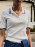 Baukjen Anil Polo Shirt, Cream/Multi