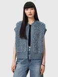 AllSaints Elias Chunky Wool Blend Gilet