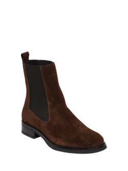 Steve Madden Valera Suede Chelsea Boots, Brown - view 2, Brown