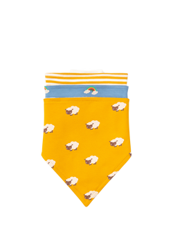 Little Green Radicals Baby  Adaptive Dribble Bib, Pack of 3, Multi, Multi