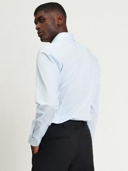 Ben Sherman Cotton Blend Soho Slim Fit Shirt, Blue - view 2, Blue