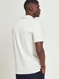 Ben Sherman Cotton Interlock Short Sleeve Polo Shirt, Ivory