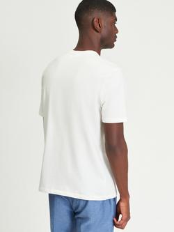 Ben Sherman Smart Tail Cotton Blend Short Sleeve T-Shirt - view 2, Ivory