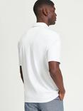 Ben Sherman Cotton Interlock Short Sleeve Polo Shirt, White