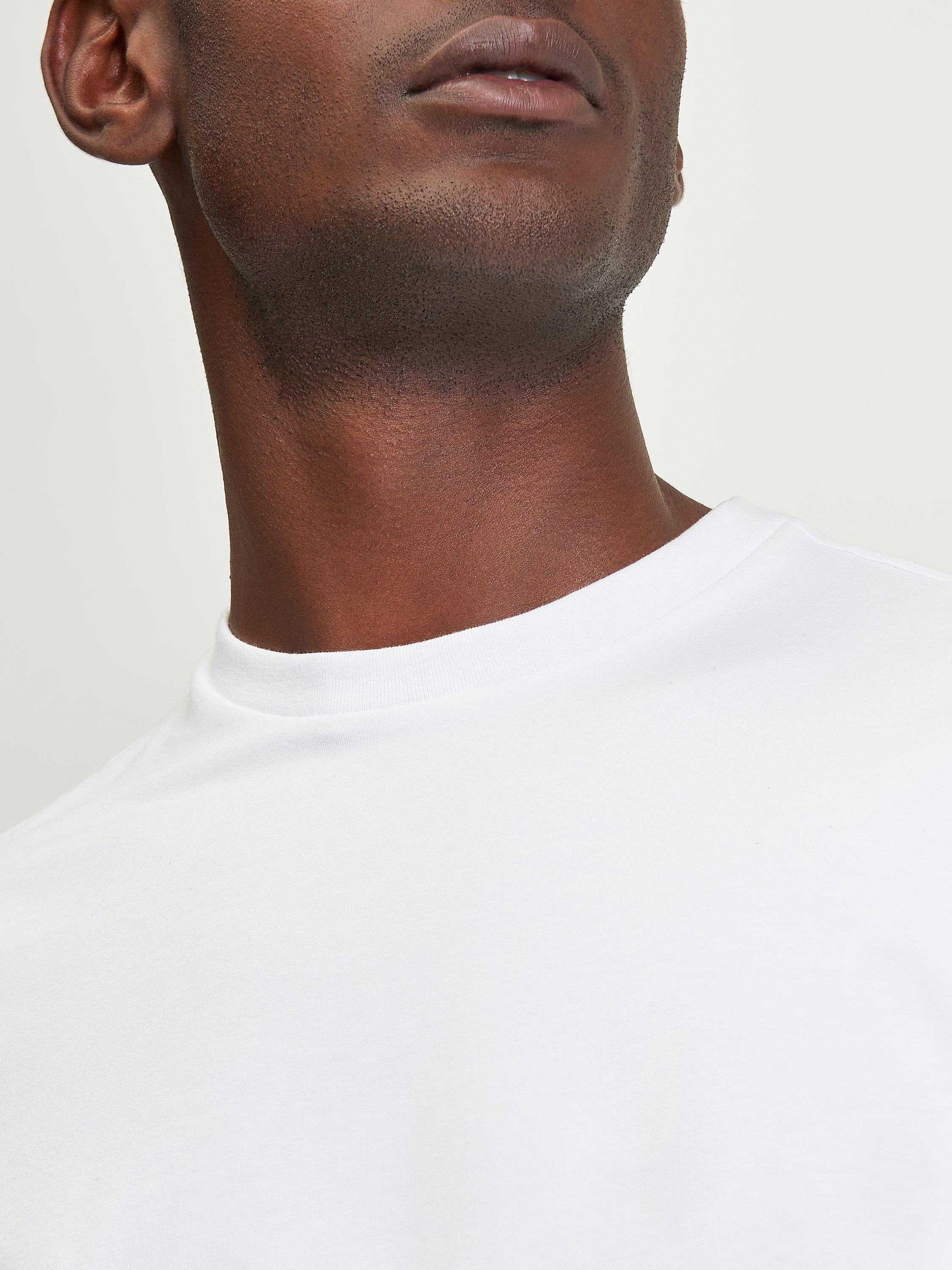 Product image 4 of 4, which shows Ben Sherman Smart Tail Cotton Blend Short Sleeve T-Shirt, White, S