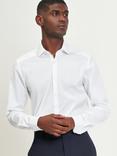 Ben Sherman Cotton Regular Fit Diamond Dobby Shirt, White