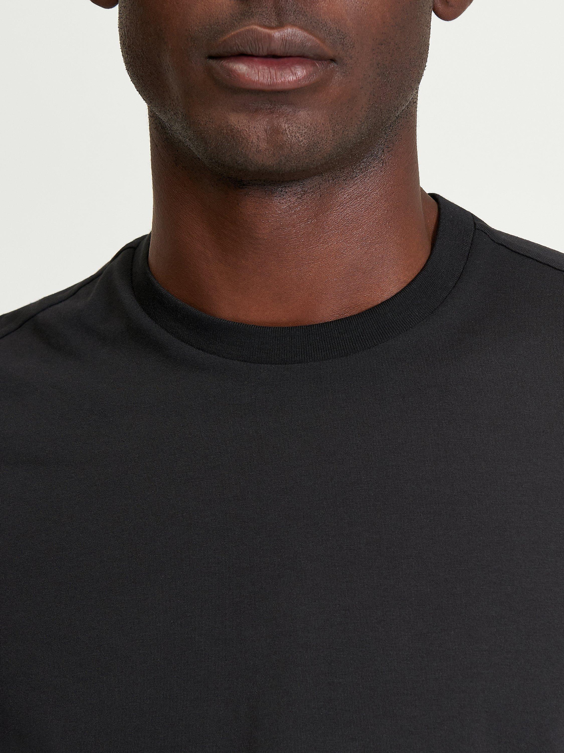 Product image 3 of 4, which shows Ben Sherman Smart Tail Cotton Blend Short Sleeve T-Shirt, Black, S