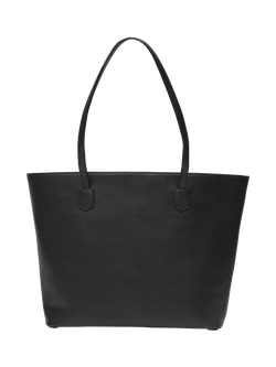 V.GAN Hazel Faux Leather Gold Hardware Tote Bag, Black - view 2, Black