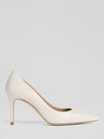 L.K.Bennett Floret Pointed Toe Court Shoes, Ecru