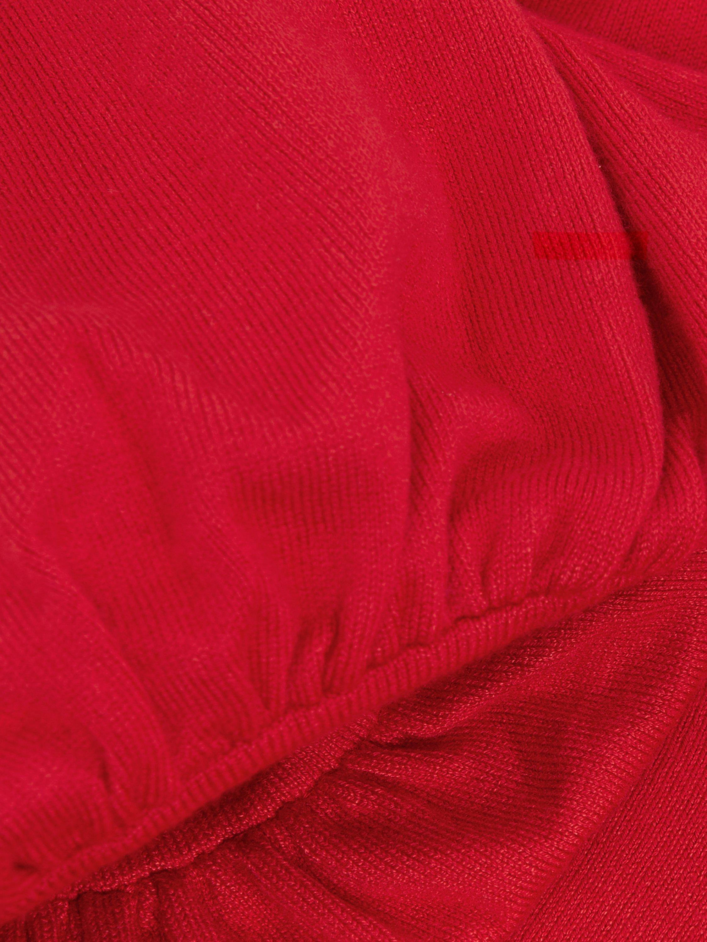 Product image 6 of 7, which shows Phase Eight Courtney V-Neck Top, Red, S