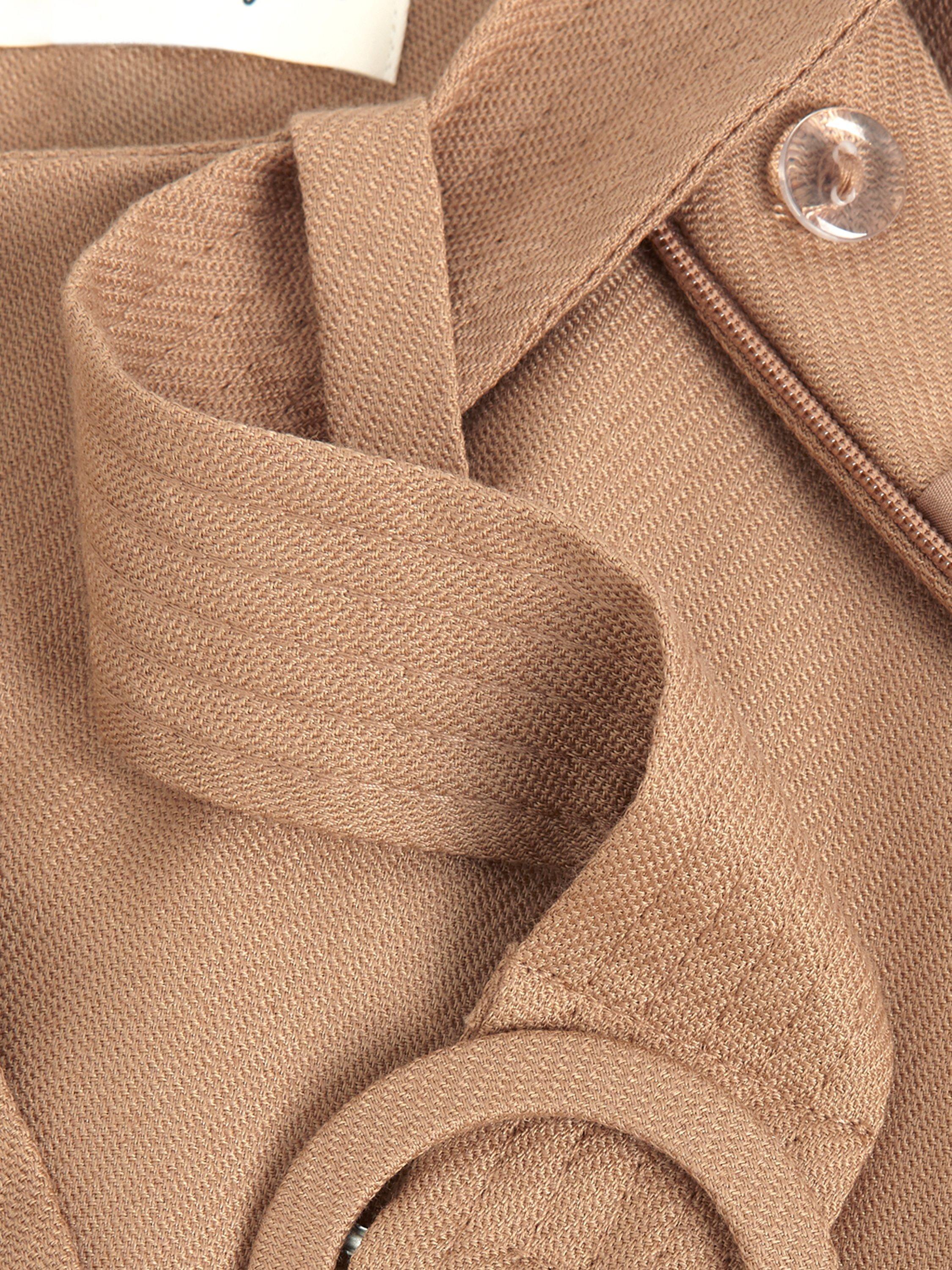 Product image 6 of 7, which shows Phase Eight Rochelle Belted Skirt, Camel, 8